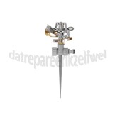 Foto van Talen Tools Sproeier Sectorsproeier op zinken piket RVS filter, onderhoudsvrij 