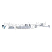 Foto van Dometic Slot Deurvergrendeling compleet, zilver/grijs RM5310, RM5380 