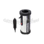 Foto van Eminent USB Autolader 150W Omvormer, USB 2.1A poort 12V naar 230V 