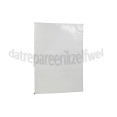 Foto van Papier prijslabel 40x26 mm Vimex, 170grams A4 Wit voor gestanst, 50 stuks 