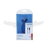 Foto van Spez Verloopkabel 4-pins audio cross-over, 15 cm Jack 3,5mm male naar Jack 3,5 mm female 