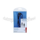 Foto van Spez Verloopkabel 4-pins audio cross-over, 15 cm 2x Jack 3,5mm male naar Jack 3,5 mm female 