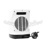 Foto van Inventum Kachel Keramische kachel 2000 Watt Oscillerend Wit / Zwart, 12m2 