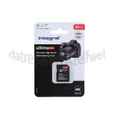 Foto van Integral Memory card UltimaPro X2, Class 10 V30 SDXC card 64GB 100MB/s 