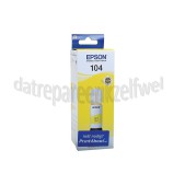 Foto van Epson Inktcartridge Ecotank 104 Yellow Epson Ecotank ET-Serie 4700, 2720, 2710, 2721, 2711 