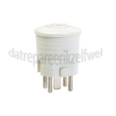 Foto van Stekker Perilex recht, 16A 2 m creme Achter invoer 