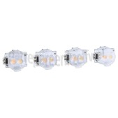 Foto van Novy Lamp Set LED verlichting, 4 stuks Dual LED (2 licht kleuren) 6845, 6830, D821/16 