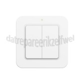Foto van KlikAanKlikUit Schakelaar Draadloze enkelvoudige/dubbele wandschakelaar Draadloze bediening 