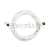 Foto van Antenne Kabel Coax, Haaks, IEC Male - IEC Contra Female 2.5 Meter, Dubbel afgeschermd, 9.5mm 