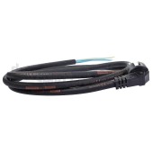 Foto van Snoer Perilex 5x2,5mm2 Zwart 2M 5 Aderig snoer met gegoten stekker 