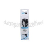 Foto van Easyfiks USB Kabel zwart, 100 cm,90graden usb A naar C USB Type C 