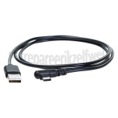 Foto van Easyfiks USB Kabel zwart, 200 cm, 90 graden usb A naar C USB Type C 