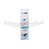 Foto van Easyfiks USB Kabel wit, 100 cm 8-pin naar usb A 8-pin connector 