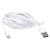 Foto van Easyfiks USB Kabel wit, 200 cm 8-pin naar usb A 8-pin connector 