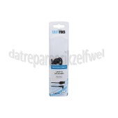 Foto van Easyfiks USB Kabel zwart/grijs, 100 cm 90 graden, 8 pin naar usb A 8 pin connector 