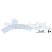 Foto van AEG Deurgreep-set Wit, compleet L61470FL, L61EUR, FW33L8143 