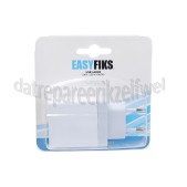 Foto van Easyfiks USB Oplader 230V, 4.8A/5V, 4-poort, wit Universeel USB 