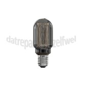 Foto van Calex Ledlamp LED Glasfiber Titanium T45 Buislamp E27 3,5W 40lm 2000K Dimbaar 