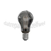 Foto van Calex Ledlamp LED Glasfiber Titanium A60 E27 3,5W 40lm 2000K Dimbaar 