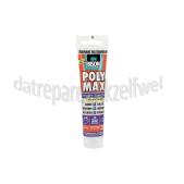 Foto van Bison Lijm Polymax, transparant, 115gr tube Lijmen, Monteren, Afdichten 