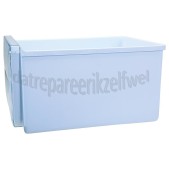 Foto van Whirlpool Groentelade Transparant/Wit, 230x155mm Crystal BCB333BGEHA, BCB312AIHA 
