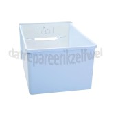 Foto van Whirlpool Groentelade Transparant/Wit, 230x155mm Crystal BCB333BGEHA, BCB312AIHA 