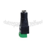 Foto van Adapter Voedingsstekker 5.5 x 2.1 mm Female Schroefaansluiting 