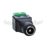 Foto van Adapter Voedingsstekker 5.5 x 2.1 mm Female Schroefaansluiting 