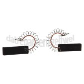 Foto van Koolborstel set, 43 x 13.5 x 5mm met veer/klem WAE1816, WM12E16, WAE2849 