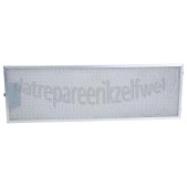 Foto van Beko Filter Metalen vetfilter 166x515mm CTB6250X 