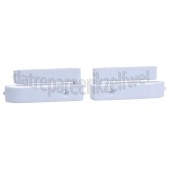 Foto van Inventum Scharnier Scharnierset, wit AKO6002WIT01, AKO6012WIT01 