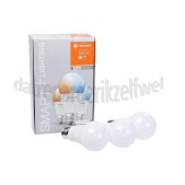 Foto van Ledvance Ledlamp Smart+ Wifi Classic A75 Tunable White Multipack 3 stuks E27, 9,5W, 2700K-6500K, Dimbaar 