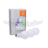 Foto van Ledvance Ledlamp Smart+ Wifi Classic A100 Multicolour Multipack 3 stuks E27, 14W, 2700K-6500K, Dimbaar 