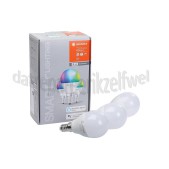Foto van Ledvance Ledlamp Smart+ Wifi Classic P40 Kogellamp Multicolour 3 Pack E14, 5W, 2700K-6500K, Dimbaar 