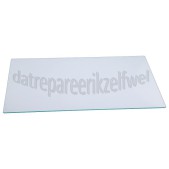 Foto van Whirlpool Glasplaat Vrieslade, onderste 420x248,6mm. BSNF9152W, KG335AIN, BSNF8421W 