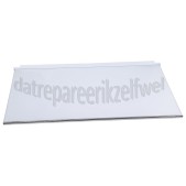 Foto van Pelgrim Glasplaat Bovenste legplaat met strippen KS32102AA01, KD62102AA01 
