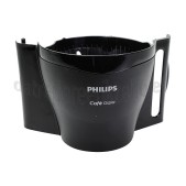 Foto van Philips Houder Filterhouder, zwart, zonder druppelstop Cafe Gaia 