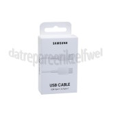 Foto van Samsung USB-C Kabel USB-C naar USB-C kabel, 1 meter, wit laden en gegevensoverdracht 
