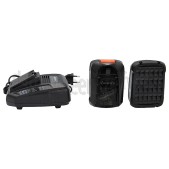 Foto van Gardena Accu Startset, snellader en 2x 2,5Ah accu Power For All gereedschappen 