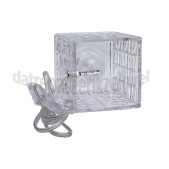 Foto van Calex Lamphouder Tafelarmatuur, glas, helder E27 