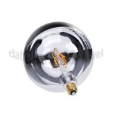 Foto van Calex Ledlamp LED XXL G200 Kopspiegel Zwart E27 6W 360Lm 1800K Dimbaar 