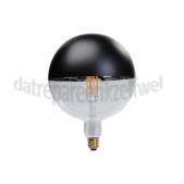 Foto van Calex Ledlamp LED XXL G200 Kopspiegel Zwart E27 6W 360Lm 1800K Dimbaar 