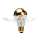 Foto van Calex Ledlamp LED A60 Kopspiegel Goud E27 4W 180Lm 1800K Dimbaar 