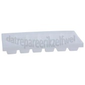 Foto van Atag Bakje IJsblokjes bakje, 12 ijsklontjes KCV3161RVSE01 