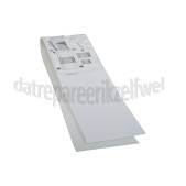 Foto van AEG Beschermplaat Condens beschermplaat, 75cm. FD360V, F88725VI1P, ESF7553ROX 