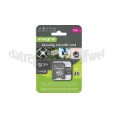 Foto van Integral Memory card Security Micro SD 4K V30 UHS-1U3 A1 Class 10 128 GB Dash Cam en beveiligingscamera 