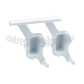 Foto van Whirlpool Knop Drukknop wit. Bediening AWOD080, WAI2642, AWOC0714 