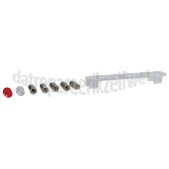 Foto van Pelgrim Druktoets Druktoets set, 5 stuks WS6011PCUU, WS9011PMUU, A4462TRVS 