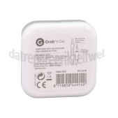 Foto van Grab 'n Go Hoofdtelefoon In Ear Hoofdtelefoon Wit, met microfoon Universeel 3,5mm 