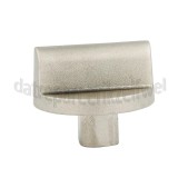 Foto van Pelgrim Knop Draaiknop, grijs OVM506MAT, MAC524MAT, OVS524RVS 